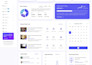 do sass dashboard ui ux, admin panel, landing page ui design